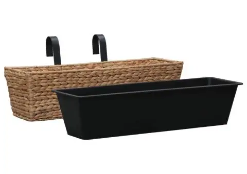 Jardiniere, 2 buc., zambilă de apă - 3/5