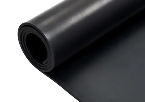 Covor de cauciuc anti-alunecare, 1,2 x 2 m, 6 mm, neted - 2/5