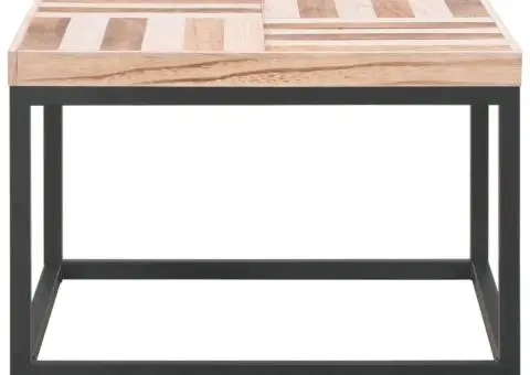 Măsuță de cafea, 50 x 50 x 33,5 cm, lemn masiv - 2/5