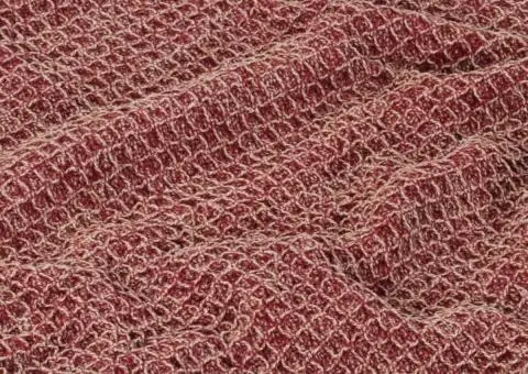 Pătură decorativă, vișiniu, 160 x 210 cm, bumbac - 4/5