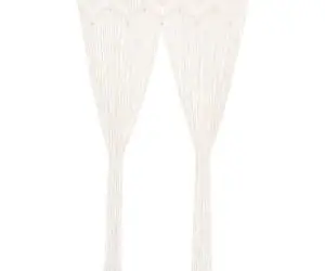 vidaXL Perdea macrame, 140 x 240 cm, bumbac