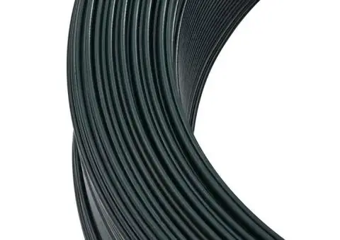 Fir tensionare pentru gard 250 m 2,3/3,8 mm verde închis, oțel - 5/5