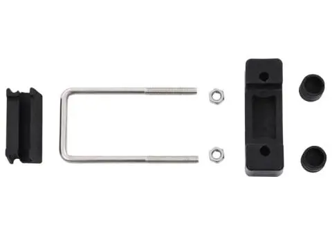 Clemă de prindere U cu plastic stâlp gard, 60x40 mm, 25 seturi - 4/4