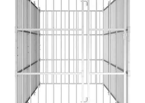 Padoc pentru câini de exterior, 450x150x185 cm - 2/5