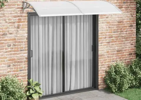 Copertină de ușă, gri, 240 x 100 cm, PC - 1/5