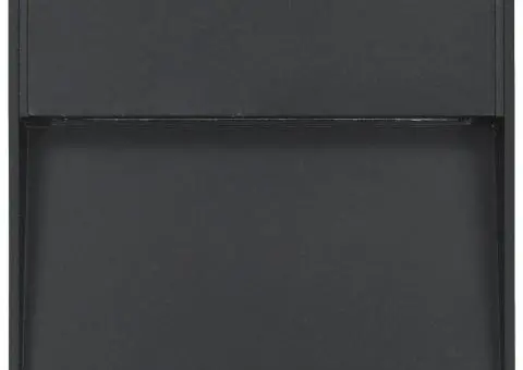 Lămpi de perete LED de exterior, 2 buc., negru, 3 W, pătrat - 5/5