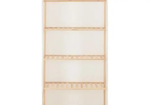 Șifonier, alb, 79 x 40 x 170 cm, material textil - 2/5