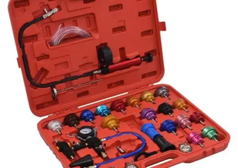 Set testare presiune radiator și sistem de răcire, 28 piese - 1/5