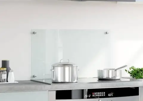 Panou antistropi bucătărie transparent 70x40 cm sticlă securiz. - 3/5