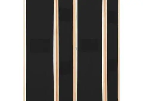 Paravan de cameră cu 3 panouri, 120x170x4 cm, textil - 3/5