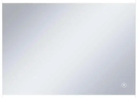 Oglindă cu LED de perete de baie, cu senzor tactil, 80 x 60 cm - 2/5