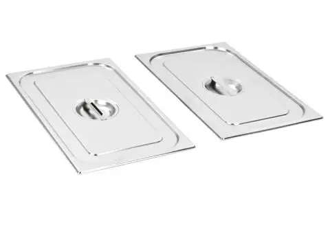 Capace pentru tavă GN 1/1, 2 buc., oțel inoxidabil - 1/5