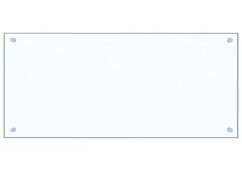 Panou antistropi bucătărie transparent 90x40 cm sticlă securiz. - 2/5