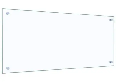 Panou antistropi bucătărie transparent 90x40 cm sticlă securiz. - 5/5