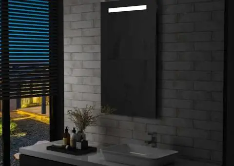 Oglindă cu LED de perete de baie, 60 x 100 cm - 1/5