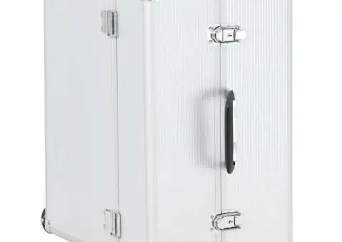 Troler de pilot, 47 x 39 x 27 cm, argintiu, aluminiu - 2/5