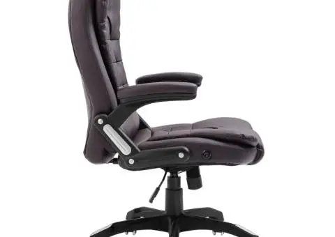 Scaun de birou, maro, piele ecologică - 4/5