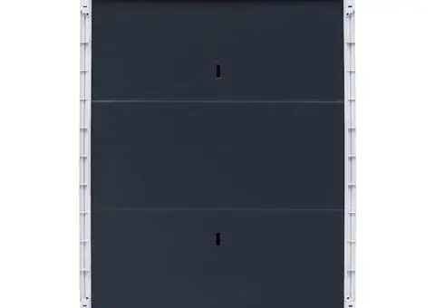 Coș de gunoi pentru grădină cu 3 saci, gri deschis, 65x38x102cm - 3/5