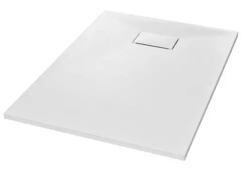 Cădiță de duș, alb, 100 x 70 cm, SMC - 2/5