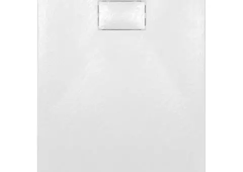 Cădiță de duș, alb, 100 x 70 cm, SMC - 4/5