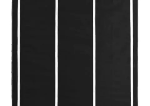 Dulap cu bare și compartimente, negru, 150x45x175 cm - 3/5