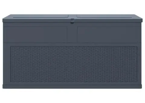 Ladă de depozitare de grădină, antracit, 320 L - 3/5