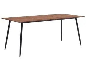 vidaXL Masă de bucătărie, maro, 200x100x75 cm, MDF