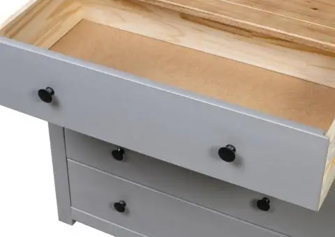 Dulap lateral, gri, 80 x 40 x 73 cm, gama pin de Panama - 4/5