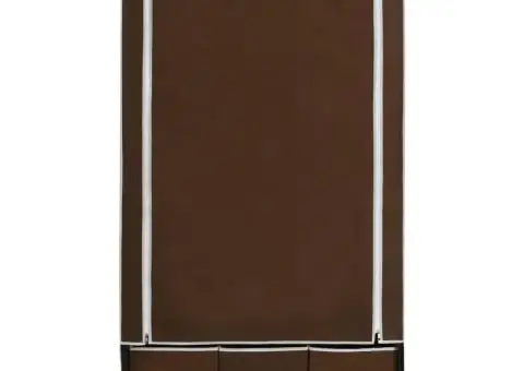 Șifonier, maro, 87 x 49 x 159 cm, material textil - 5/5