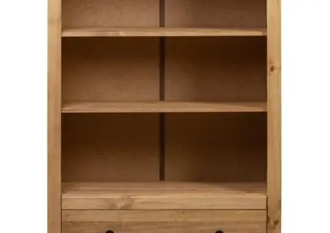 Bibliotecă, 80 x 35 x 110 cm, lemn masiv de pin, gama Panama - 3/5