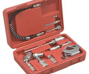 vidaXL Kit accesorii de lubrifiere, 11 piese