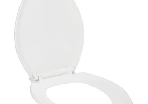 Capac WC cu închidere silențioasă, eliberare rapidă, alb - 1/5