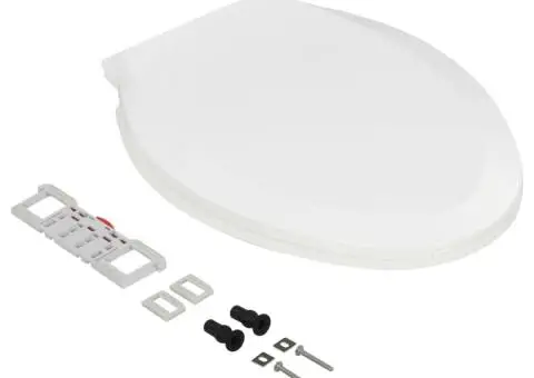 Capac WC cu închidere silențioasă, eliberare rapidă, alb - 3/5