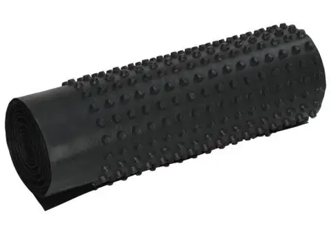 Membrană de drenaj cu crampoane 2 buc, 0,5x20 m, HDPE, 400 g/m² - 3/5