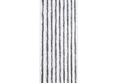 Perdea pentru insecte, gri și alb, 56x185 cm, Chenille - 2/5