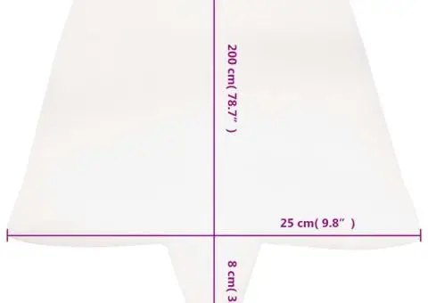Saltea de pat cu conectare pentru paturi twin, 25 x 200 cm - 4/4