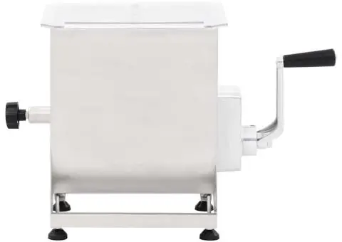 Malaxor de carne cutie de viteze, argintiu, oțel inoxidabil - 2/5