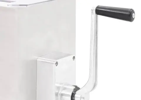 Malaxor de carne cutie de viteze, argintiu, oțel inoxidabil - 5/5