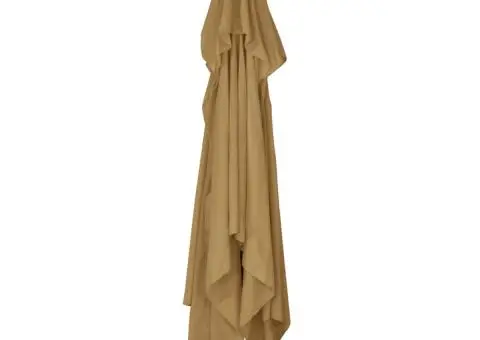 Umbrelă de soare de grădină, bază portabilă, taupe - 5/5