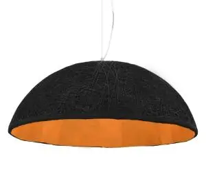 vidaXL Lampă suspendată, negru și auriu, Ø70 cm, E27