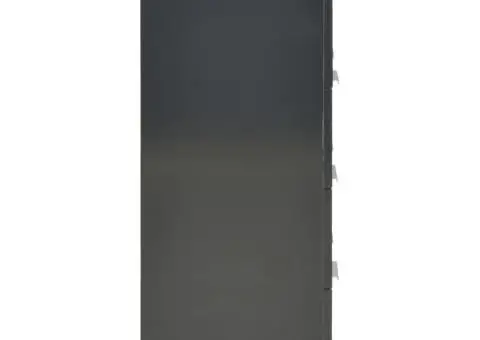 Dulap, negru extralucios, 60x35x80 cm, lemn prelucrat - 4/5