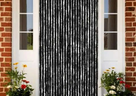 Perdea pentru insecte, antracit, 100x220 cm, Chenille - 1/5
