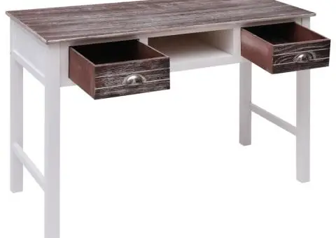 Birou de scris, maro, 110 x 45 x 76 cm, lemn - 2/5