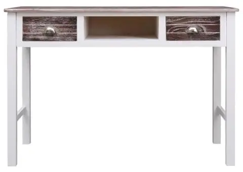 Birou de scris, maro, 110 x 45 x 76 cm, lemn - 3/5