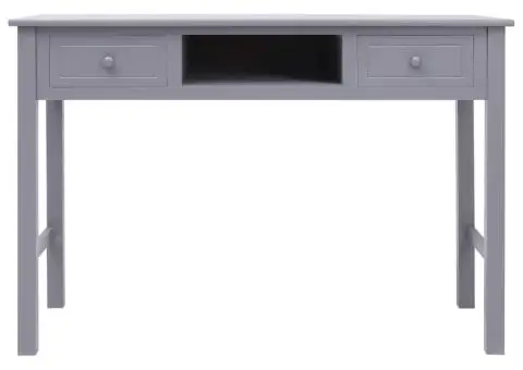 Birou de scris, gri, 110 x 45 x 76 cm, lemn - 4/5