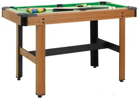 Masă de biliard, maro, 122 x 61 x 76 cm - 1/5