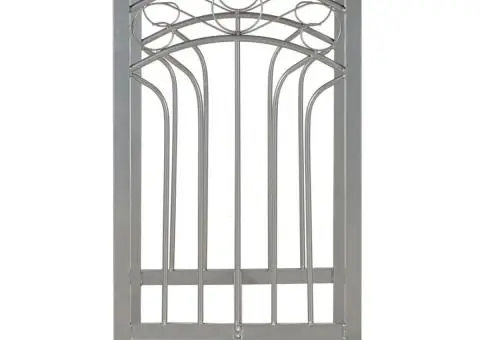 Set mobilier de bar, 3 piese, antracit, lemn și oțel - 4/5