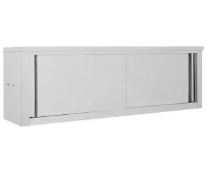 vidaXL Dulap perete bucătărie uși glisante 150x40x50cm oțel inoxidabil