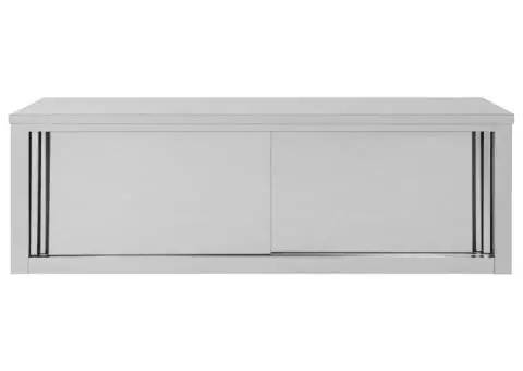 Dulap perete bucătărie uși glisante 150x40x50cm oțel inoxidabil - 5/5
