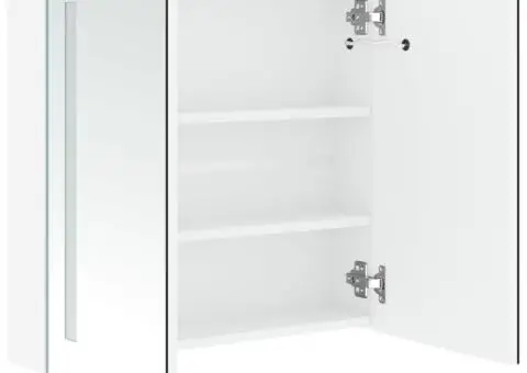 Dulap de baie cu oglindă și LED, 60 x 14 x 62 cm - 5/5